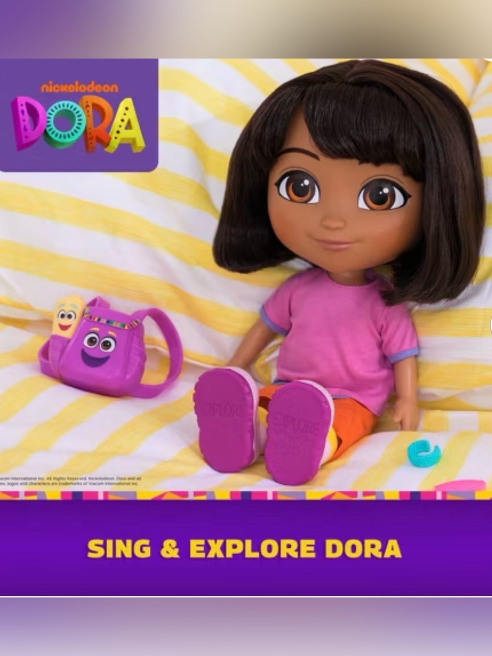 DORA THE EXPLORER SING & EXPLORE DORA FASHION DOLL - Picture 7 of 8